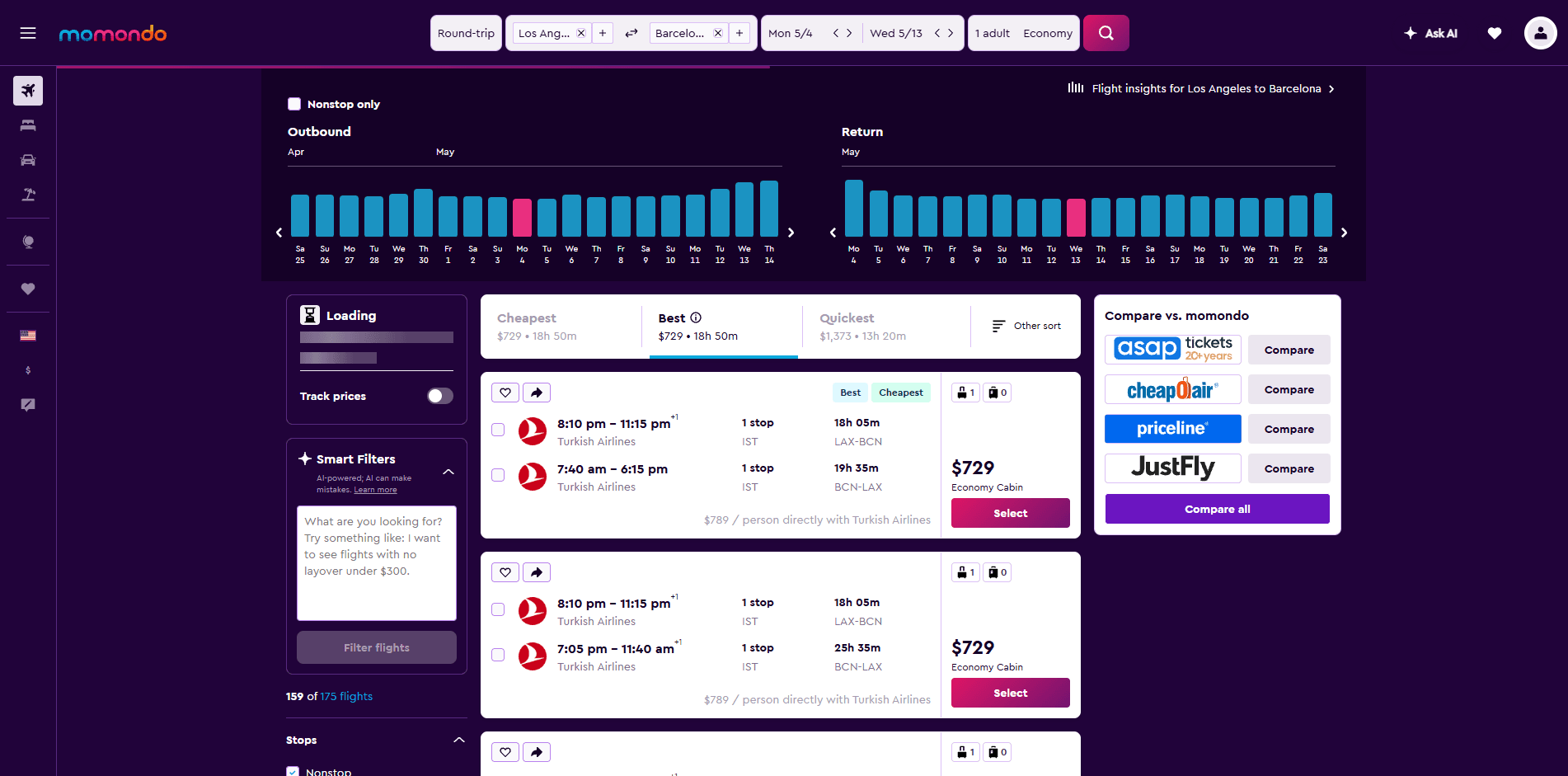  Momondo — Best for Hidden Deals