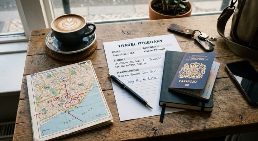 Printable Travel Itinerary Template