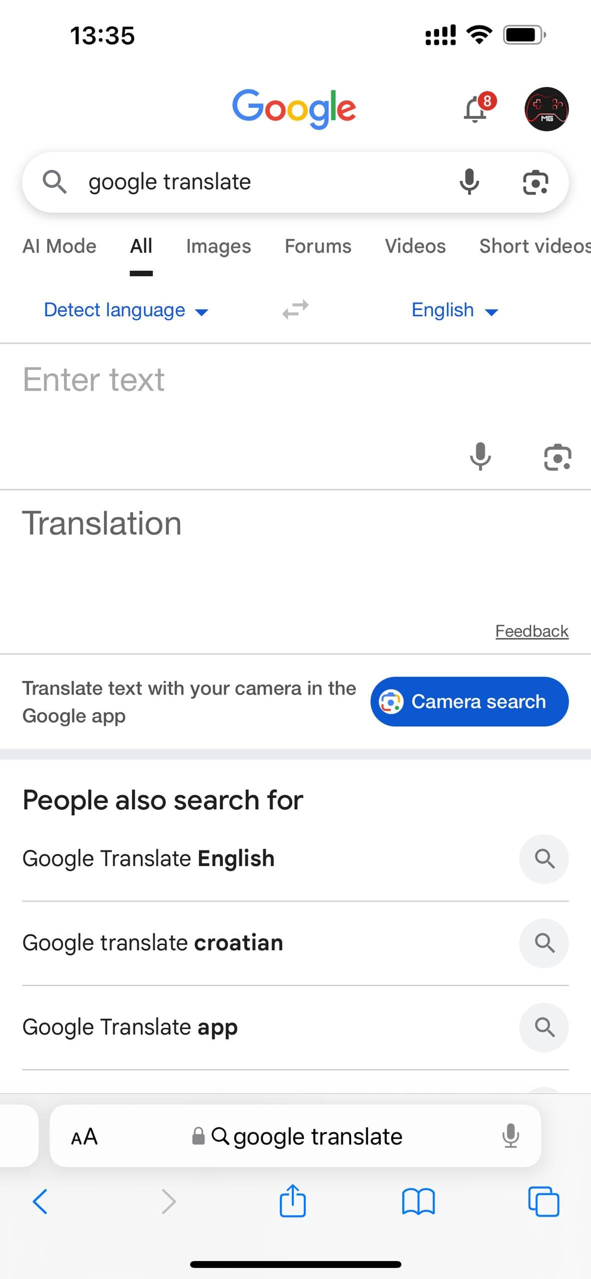 google translator mobile version