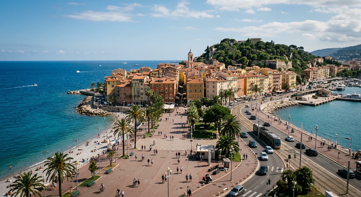 Day 1: Promenade, Old Town & Castle Hill Views