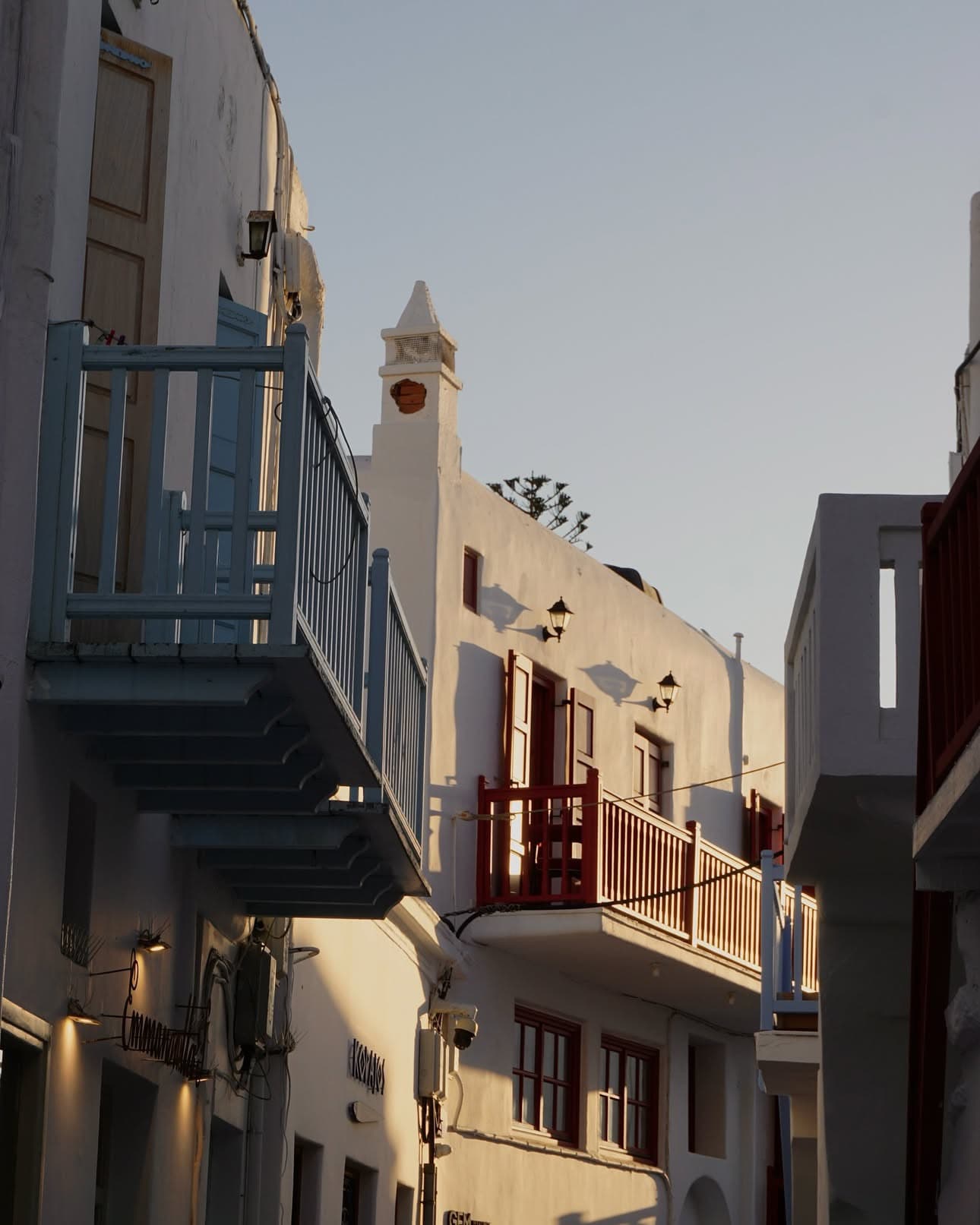 Mykonos windmills and Little Venice waterfront, Greece