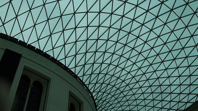 British Museum architecture in London