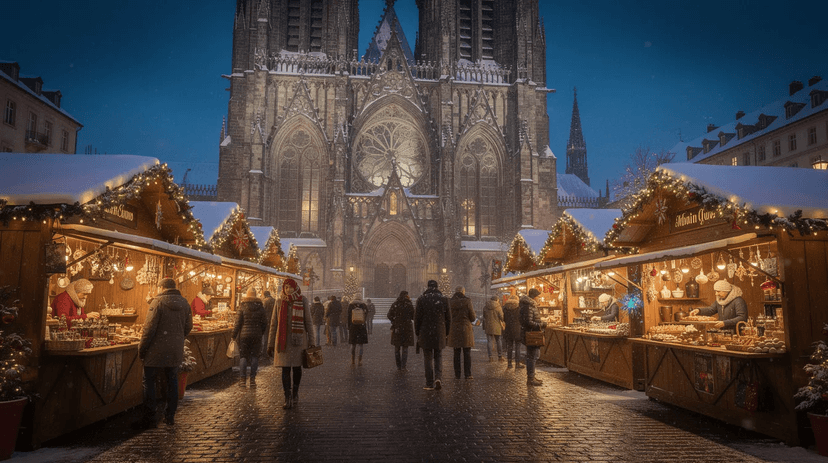 Ghent Christmas Market Dates: Dec 3"Jan 3, €7 Ferris Wheel