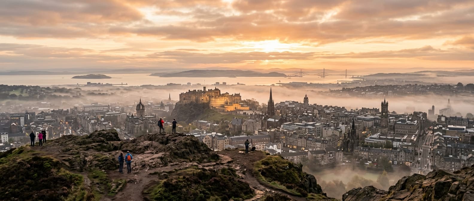 Day 2: Arthur's Seat, New Town & Dean Village