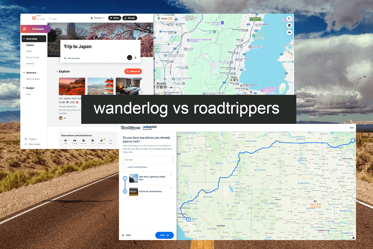 Wanderlog vs Roadtrippers: Which Is Best for Road Trips? (2026)