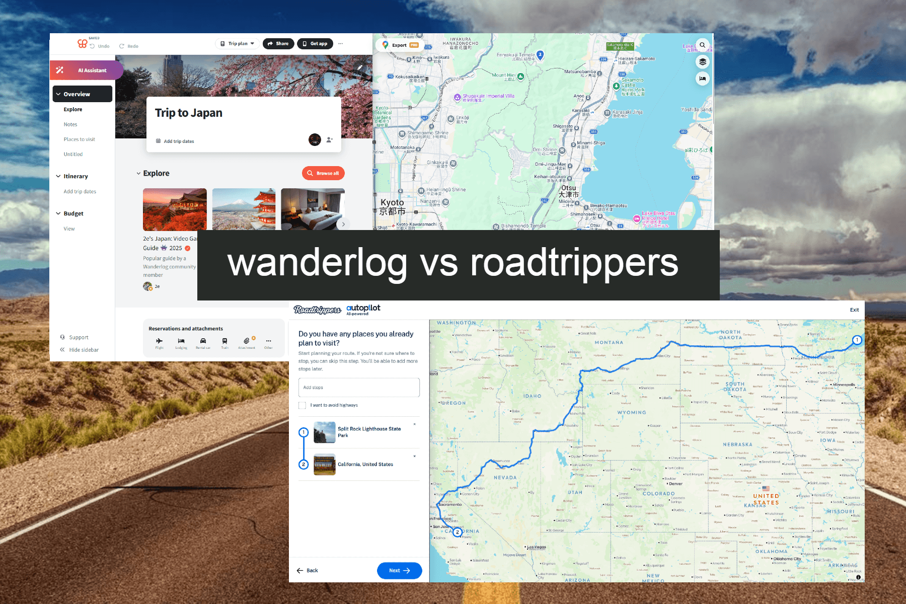 Wanderlog vs Roadtrippers: Which Is Best for Road Trips? (2026)